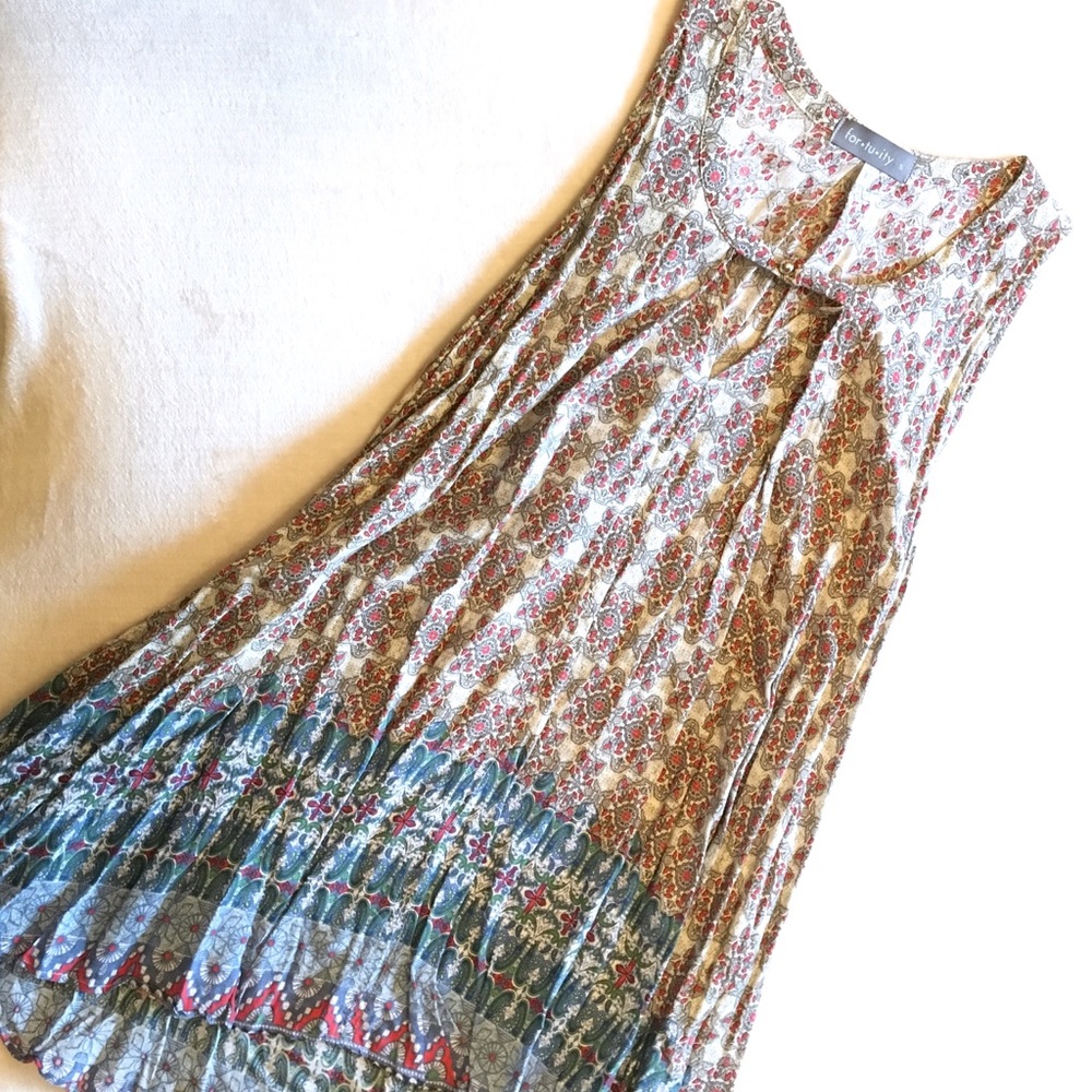 Fortuity Versatile Patterned Slip Tunic Dress